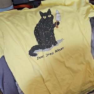 Spencer's Yellow Cat Graphic Tee